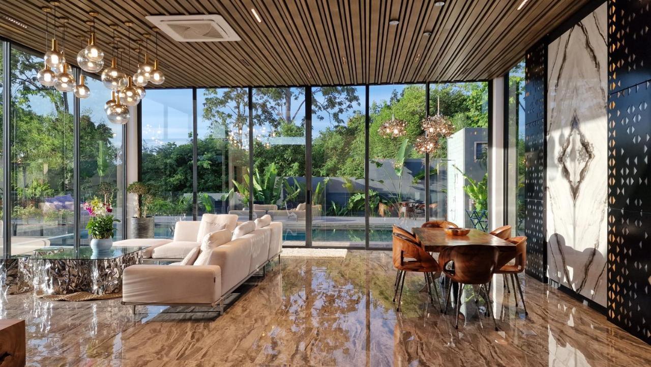 Villa Obsidian, With Staff, Sea View And Walk To Choeng Mon Beach 외부 사진