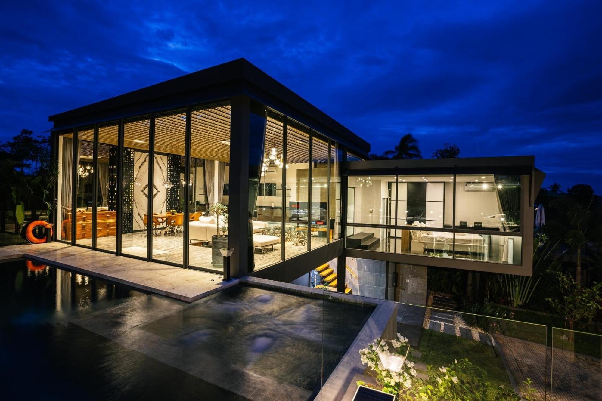 Villa Obsidian, With Staff, Sea View And Walk To Choeng Mon Beach 외부 사진
