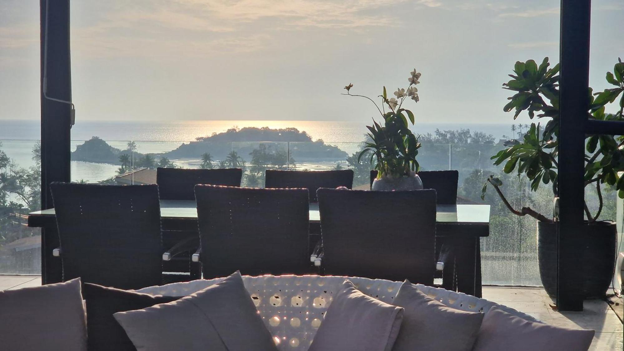Villa Obsidian, With Staff, Sea View And Walk To Choeng Mon Beach 외부 사진